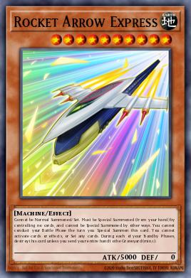 Rocket Arrow Express Yu-Gi-Oh card