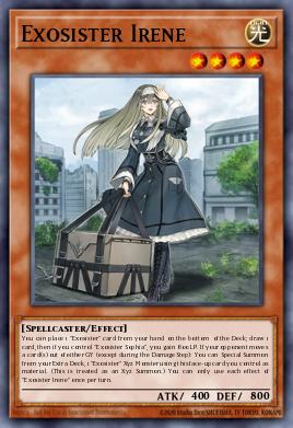 Exosister Irene Yu-Gi-Oh card