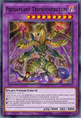 Predaplant Triphyoverutum Yu-Gi-Oh card