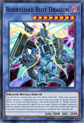 Borreload Riot Dragon Yu-Gi-Oh card