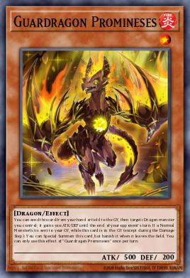 Guardragon Promineses Yu-Gi-Oh card
