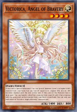 Victorica, Angel of Bravery Yu-Gi-Oh card