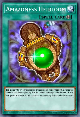 Amazoness Heirloom Yu-Gi-Oh card
