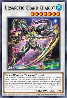 Ursarctic Grand Chariot Yu-Gi-Oh card