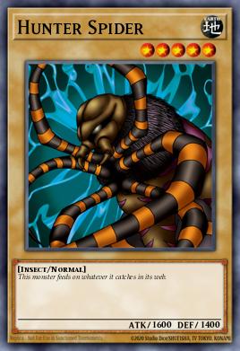 Hunter Spider Yu-Gi-Oh card