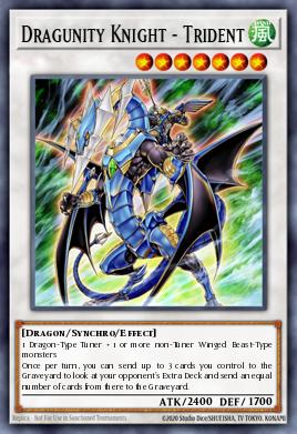 Dragunity Knight - Trident Yu-Gi-Oh card