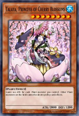 Talaya, Princess of Cherry Blossoms Yu-Gi-Oh card