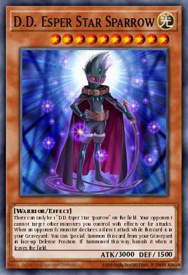 D.D. Esper Star Sparrow Yu-Gi-Oh card