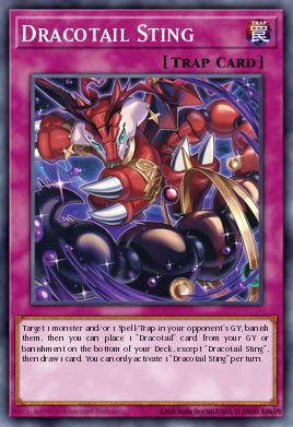 Dracotail Sting Yu-Gi-Oh card