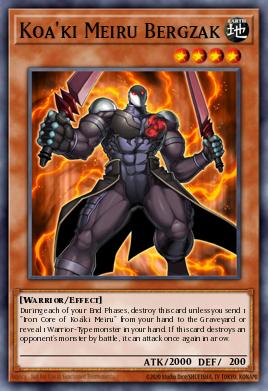 Koa'ki Meiru Bergzak Yu-Gi-Oh card