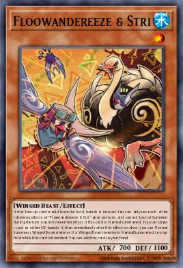 Floowandereeze & Stri Yu-Gi-Oh card