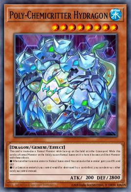 Poly-Chemicritter Hydragon Yu-Gi-Oh card