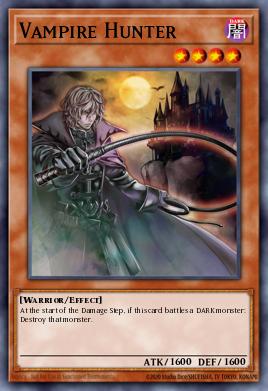 Vampire Hunter Yu-Gi-Oh card