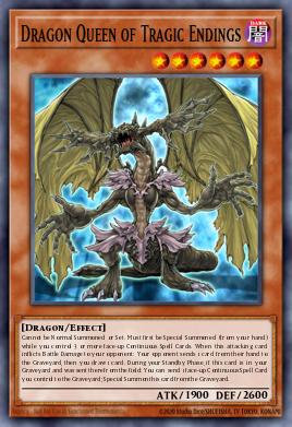 Dragon Queen of Tragic Endings Yu-Gi-Oh card