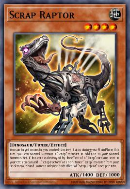 Scrap Raptor Yu-Gi-Oh card