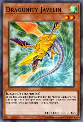 Dragunity Javelin Yu-Gi-Oh card