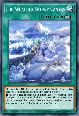 The Weather Snowy Canvas Yu-Gi-Oh card