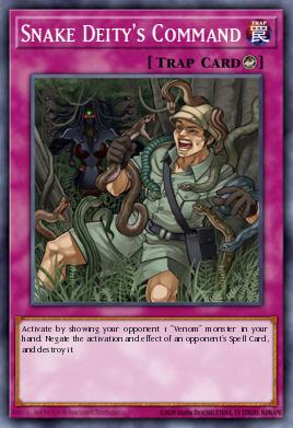Snake Deity's Command Yu-Gi-Oh card