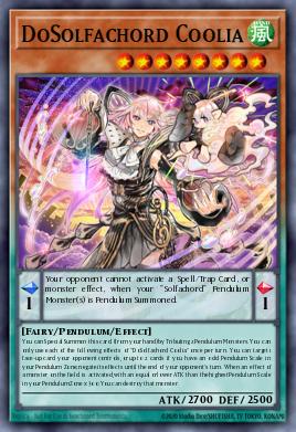 DoSolfachord Coolia Yu-Gi-Oh card
