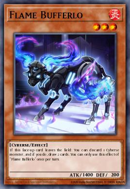 Flame Bufferlo Yu-Gi-Oh card