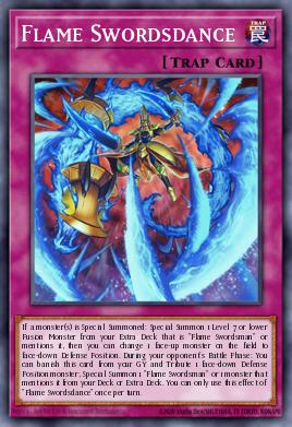 Flame Swordsdance Yu-Gi-Oh card