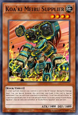 Koa'ki Meiru Supplier Yu-Gi-Oh card