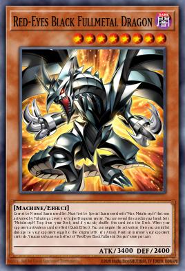 Red-Eyes Black Fullmetal Dragon Yu-Gi-Oh card