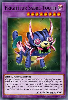 Frightfur Sabre-Tooth Yu-Gi-Oh card