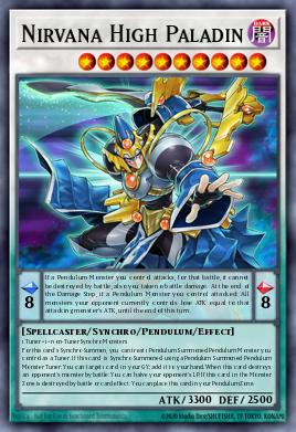 Nirvana High Paladin Yu-Gi-Oh card
