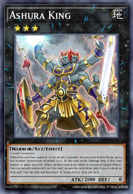 Ashura King Yu-Gi-Oh card