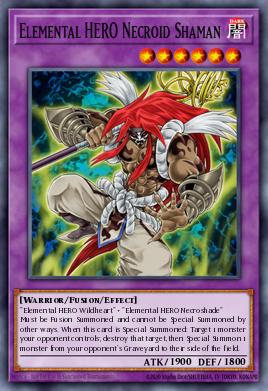 Elemental HERO Necroid Shaman Yu-Gi-Oh card