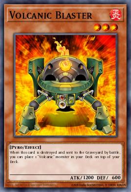 Volcanic Blaster Yu-Gi-Oh card