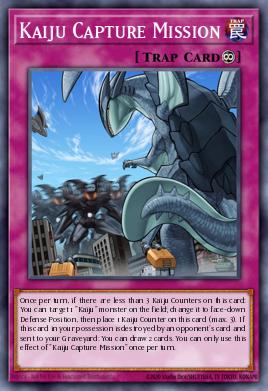 Kaiju Capture Mission Yu-Gi-Oh card