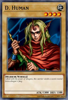 D. Human Yu-Gi-Oh card