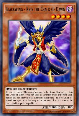 Blackwing - Kris the Crack of Dawn Yu-Gi-Oh card