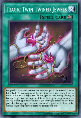 Tragic Twin Twined Jewels Yu-Gi-Oh card
