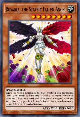 Rosaria, the Stately Fallen Angel Yu-Gi-Oh card