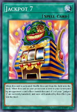 Jackpot 7 Yu-Gi-Oh card