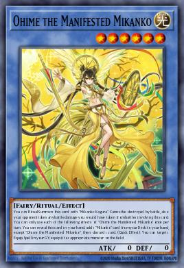 Ohime the Manifested Mikanko Yu-Gi-Oh card