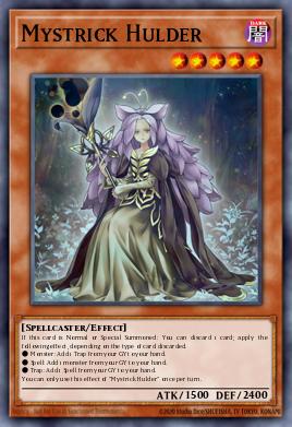 Mystrick Hulder Yu-Gi-Oh card