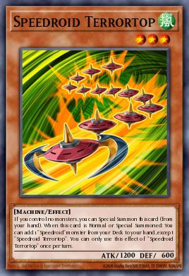 Speedroid Terrortop Yu-Gi-Oh card