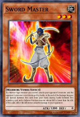 Sword Master Yu-Gi-Oh card