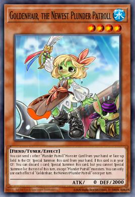 Goldenhair, the Newest Plunder Patroll Yu-Gi-Oh card