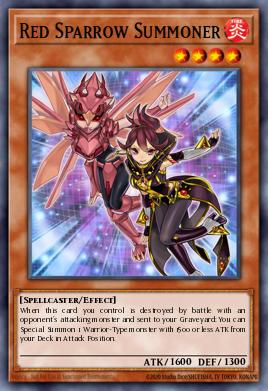 Red Sparrow Summoner Yu-Gi-Oh card