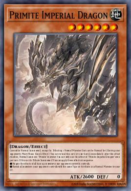 Primite Imperial Dragon Yu-Gi-Oh card