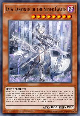 Lady Labrynth of the Silver Castle Yu-Gi-Oh card