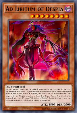 Ad Libitum of Despia Yu-Gi-Oh card