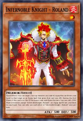 Infernoble Knight - Roland Yu-Gi-Oh card