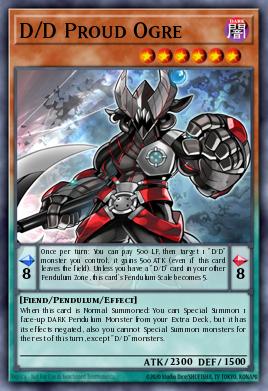D/D Proud Ogre Yu-Gi-Oh card