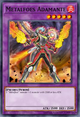 Metalfoes Adamante Yu-Gi-Oh card